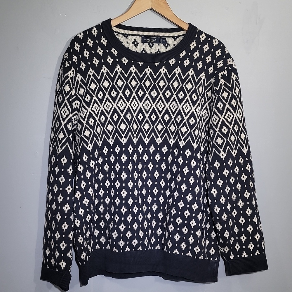 NAUTICA Vintage 90's Oversized Knit Sweater